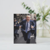 Carte Postale Trump Dirige La Police Drôle (Debout devant)