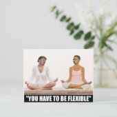 Carte Postale Trump/Drumpf : flexible (Debout devant)