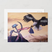 Carte postale Trump Eagle 2020 (Devant / Derrière)