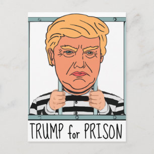 Carte Postale Trump en colère pour la prison