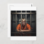 Carte Postale Trump en prison (Devant / Derrière)