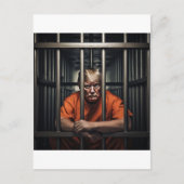 Carte Postale Trump en prison (Devant)