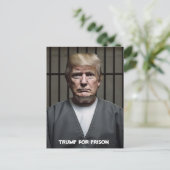 Carte Postale Trump en prison Trump en prison (Debout devant)