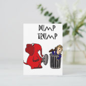 Carte Postale Trump et son dessin politique (Debout devant)