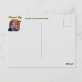 Carte postale Trump/Étouffement (Dos)