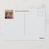 Carte postale Trump/Étouffement (Dos)