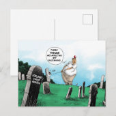 CARTE POSTALE TRUMP GOLFS PENDANT LA PANDÉMIE (Devant / Derrière)