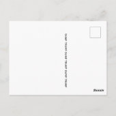 Carte Postale Trump, le diable graffiti en forme de fourche (Dos)