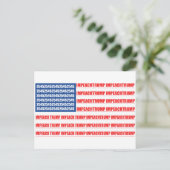 Carte Postale Trump, le drapeau de 2545 s'imprègne (Debout devant)