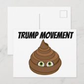 Carte Postale Trump Mouvement (Devant / Derrière)