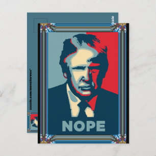 Carte postale Trump Nope