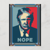 Carte postale Trump Nope (Devant)