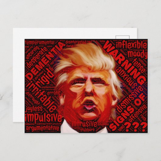 Carte Postale Trump postal (Devant / Derrière)