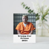 Carte Postale Trump Pour Prison 2024 (Debout devant)