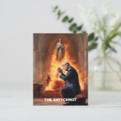 Carte Postale Trump prie dans une Eglise L'Anti-Christ (Debout devant)