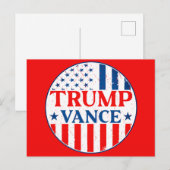 Carte Postale Trump Vance (Devant / Derrière)
