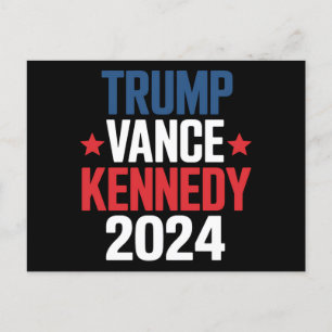 Carte Postale Trump Vance Kennedy Président Élection 2024 