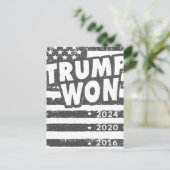 Carte Postale Trump Won (Debout devant)