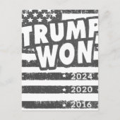 Carte Postale Trump Won (Devant)