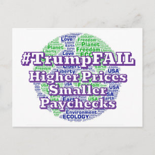 Carte Postale #trumpÉCHEC (Planète Terre)
