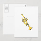 Carte Postale Trumpet (Devant / Derrière)