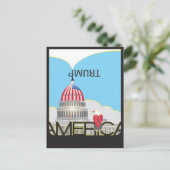 Carte Postale Trumpet et Capitole TRUMP (Debout devant)