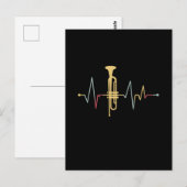 Carte Postale Trumpet Hearbeat (Devant / Derrière)