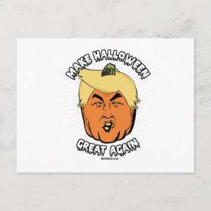 Carte Postale Trumpkin - Rendre la grandeur d'Halloween