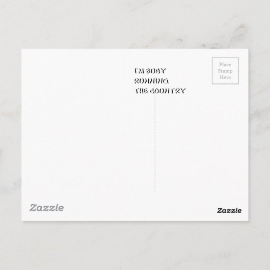 Carte postale Trumpy Baby (Dos)