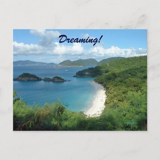 Carte Postale Trunk Bay, Dream ! (Devant)