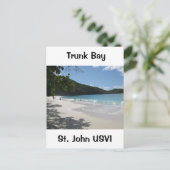 Carte Postale Trunk Bay, St. John USVI (Debout devant)