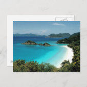 Carte Postale Trunk Bay, St John's Island (Devant / Derrière)