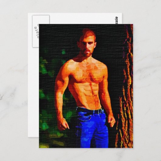 Carte Postale Trunk Hunk (Devant / Derrière)