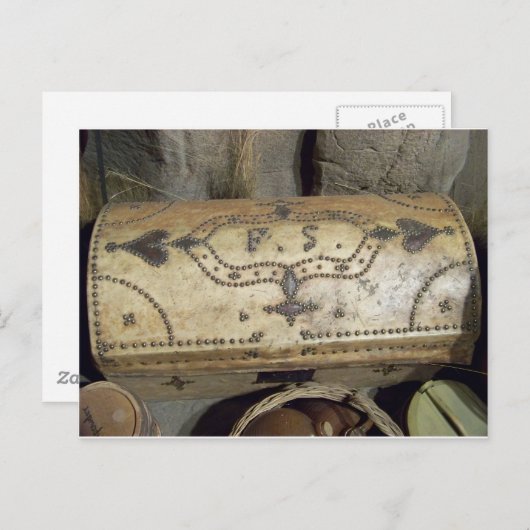 Carte Postale Trunk vintage (Devant / Derrière)