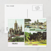 Carte Postale Truro, Cornouailles, Angleterre (Devant / Derrière)
