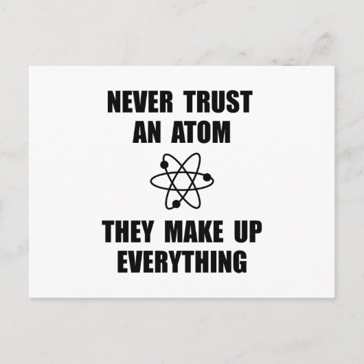 Carte Postale Trust Atom (Devant)