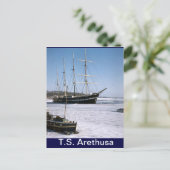 Carte Postale TS Arethusa, à destination de la glace (Debout devant)