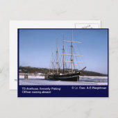 Carte Postale TS Arethusa, à destination de la glace (Devant / Derrière)