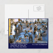 Carte Postale TS Arethusa, anciennement "Peking" "Clean Ship", (Devant / Derrière)