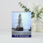 Carte Postale TS Arethusa, Partant (Debout devant)