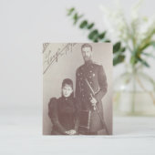 Carte Postale Tsar - GRAND DUKE SERGE & ELLA Romanov Russie #031 (Debout devant)