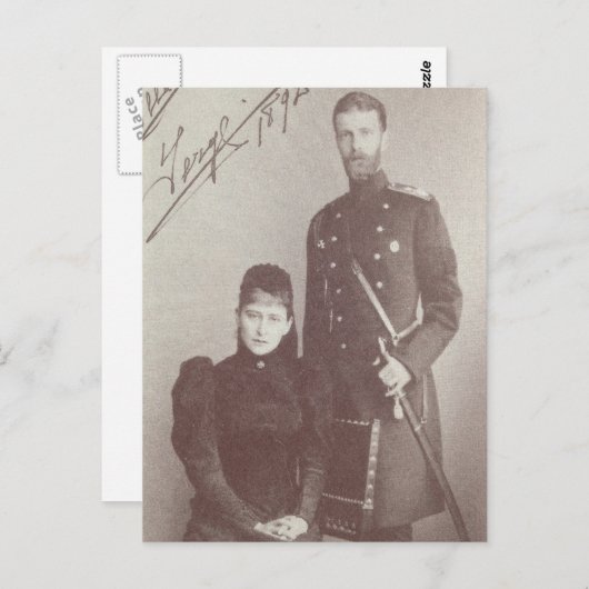 Carte Postale Tsar - GRAND DUKE SERGE & ELLA Romanov Russie #031 (Devant / Derrière)