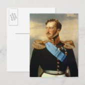 Carte Postale Tsar Nicholas I (Devant / Derrière)