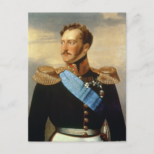 Carte Postale Tsar Nicholas I (Devant)