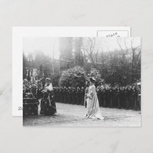 Carte Postale Tsar Nicolas & Alexandra de Russie - Romanov #122 (Devant / Derrière)