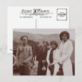 Carte Postale Tsar Nicolas de Russie & filles, OTMA Romanov (Devant / Derrière)