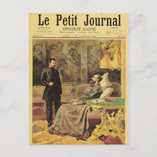 Carte Postale Tsar Nicolas & père 1894 Romanov Russie #116 (Devant)