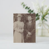 Carte Postale TSAR NICOLAS & TSARINA Romanov de Russie #295 (Debout devant)