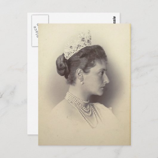 Carte Postale Tsar - TSARINA ALEXANDRA Romanov Russie #238 (Devant / Derrière)