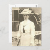 Carte Postale Tsar - TSARINA ALEXANDRA Romanov Russie #294 (Devant / Derrière)